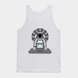 DJ astronaut, music party Tank Top